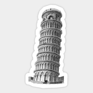 Leaning Tower of Pisa Sticker